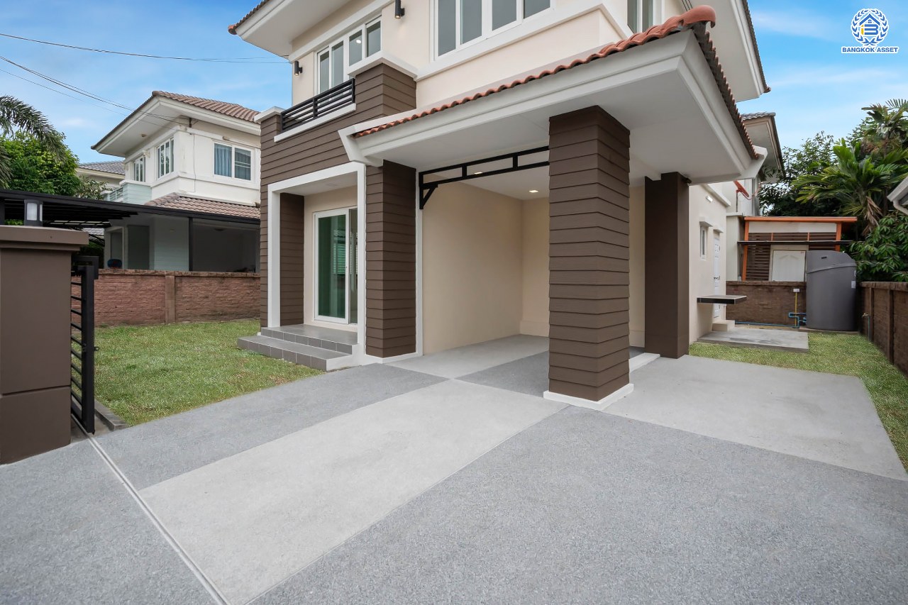 บ้านมือสองตกแต่งใหม่ โครงการ คาซ่าวิลล์ ราชพฤกษ์-แจ้งวัฒนะ จากแบรนด์ Q.House ต่อเติมครบพร้อมเข้าอยู่ เนื้อที่ 50.6 ตร.ว. ฟังก์ชันจัดเต็ม 3 ห้องนอน 2 ห้องน้ำ จอดรถได้ 2 คัน บนทำเลศักยภาพ ติดถนนราชพฤกษ์ ใกล้ทางด่วน "แจ้งวัฒนะ" และเซ็นทรัลแจ้งวัฒนะ